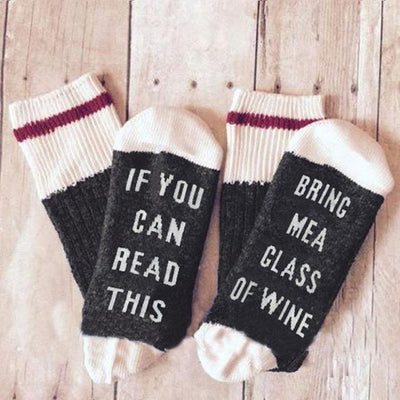 Bring Me Wine Socks