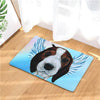 Beagle Angel Dog Door Mat