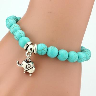 Boho Turquoise Charm Bracelet